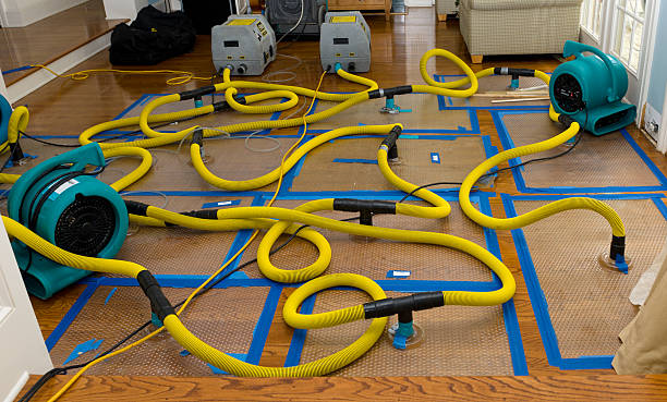 Professional Flood Damage Restoration technician working in Millville, NJ
